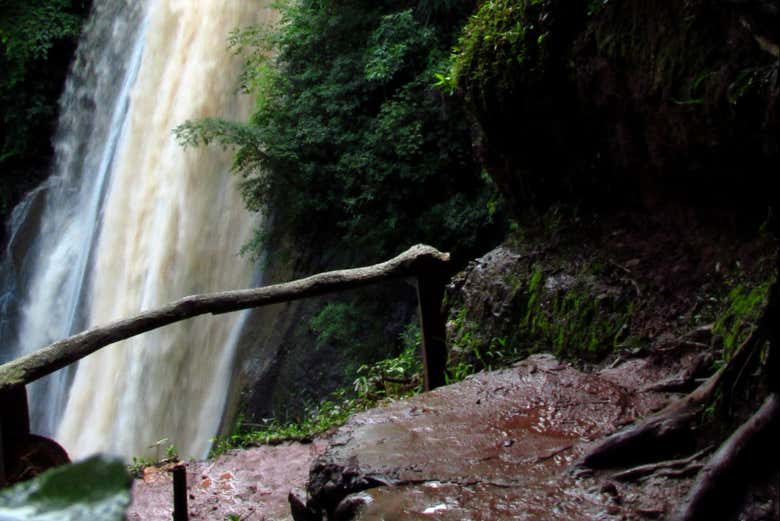 One of the falls in Chanchamayo