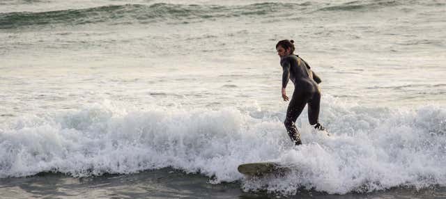 Surfing Lesson at Makaha Beach