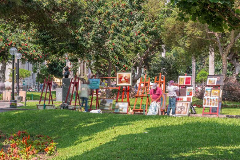Artistas del barrio de Miraflores