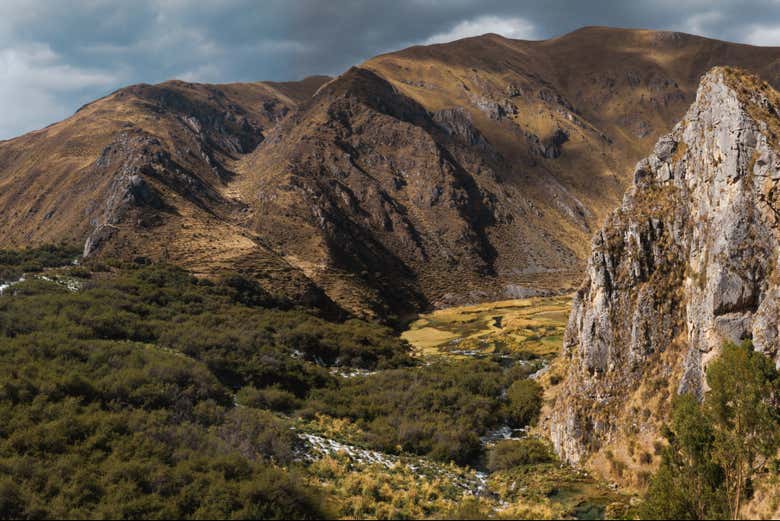 Panorámica del Bosque del Amor de Vilca
