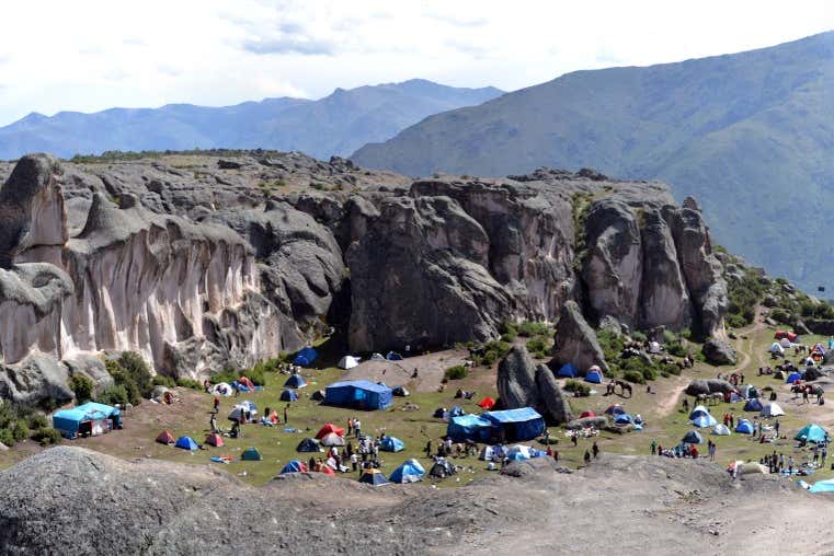 Campamento en Marcahuasi