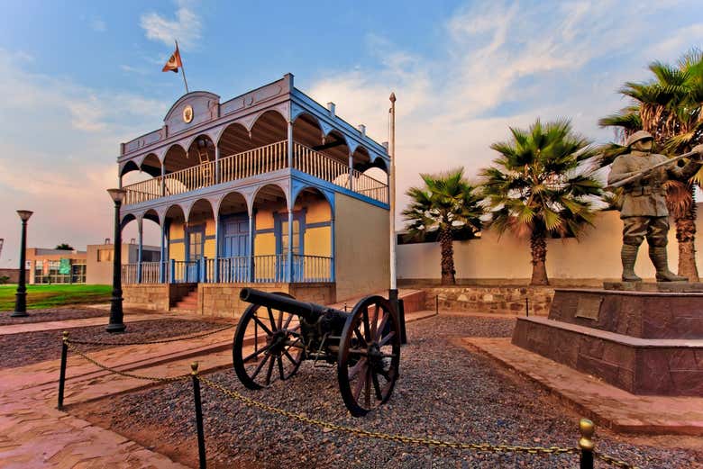 Una réplica de la Casa de la Respuesta