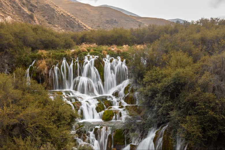 Cascadas en el Bosque del Amor de Vilca
