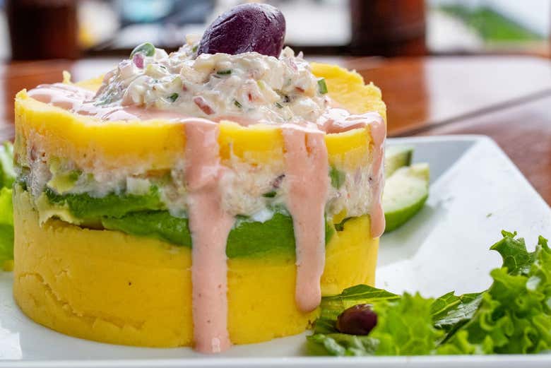 Causa rellena de Perú