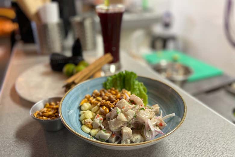 Os espera un exquisito ceviche