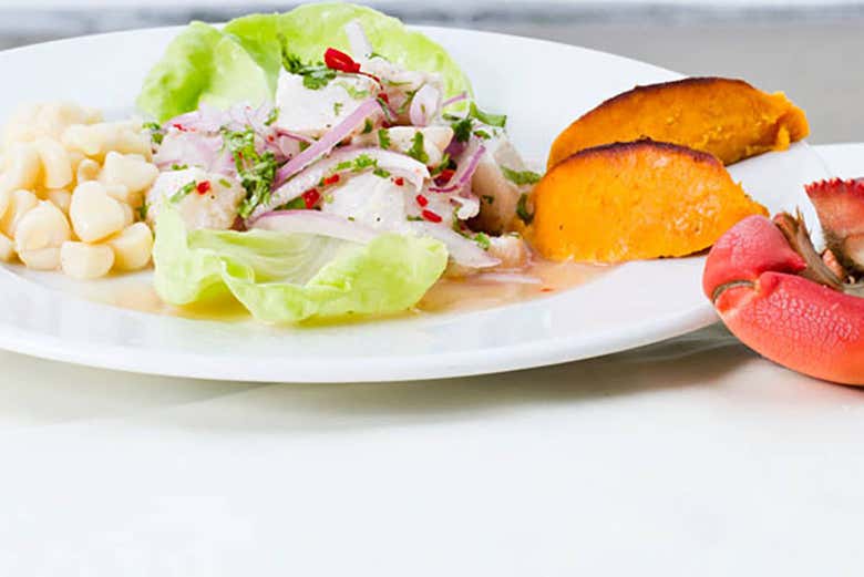 Plato de ceviche