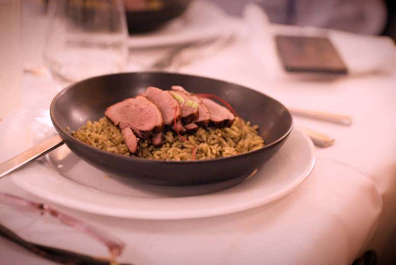 Você desfrutará de um delicioso jantar