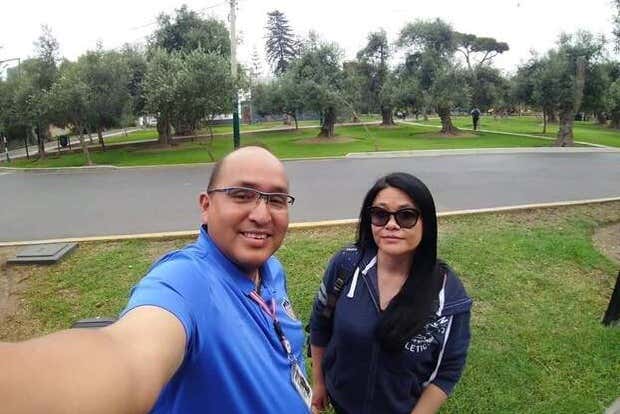 Visitando il parco El Olivar