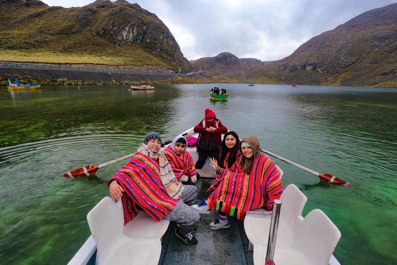 Take a boat ride across the lagoon