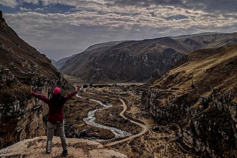 Get amazing views of the Shutco Canyon
