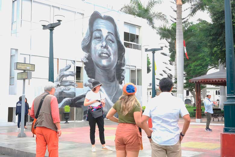 Uno de los grafitis que veremos en Barranco
