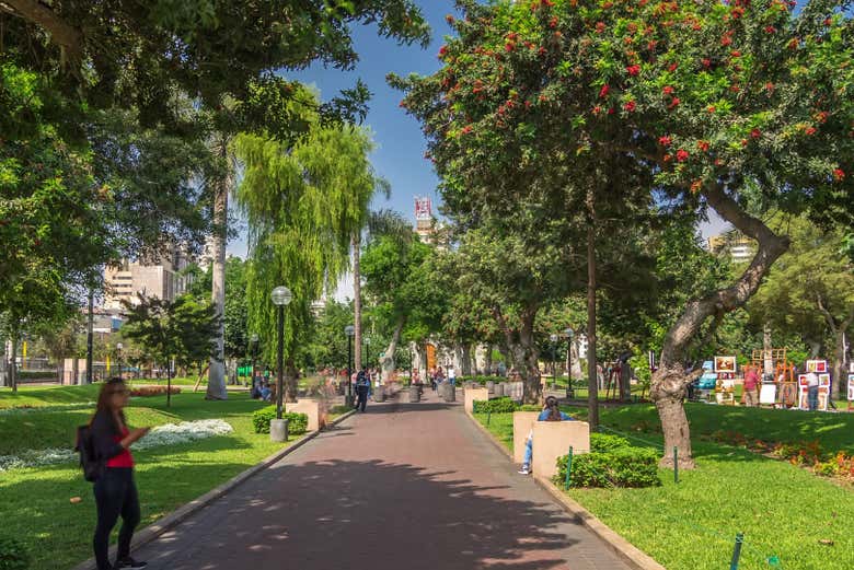 Walk through the tranquil streets