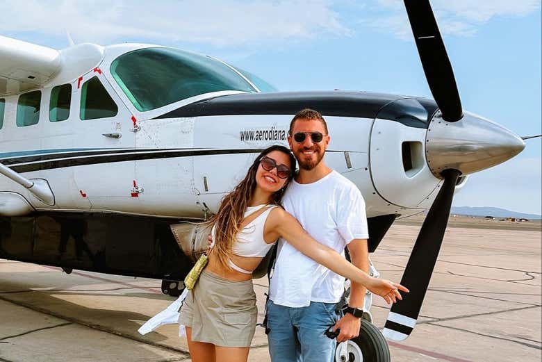 ¿Os imagináis la majestuosidad de las figuras desde el cielo?