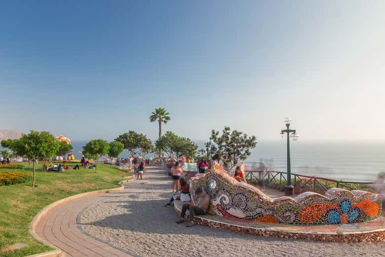 Enjoy the views at Parque del Amor