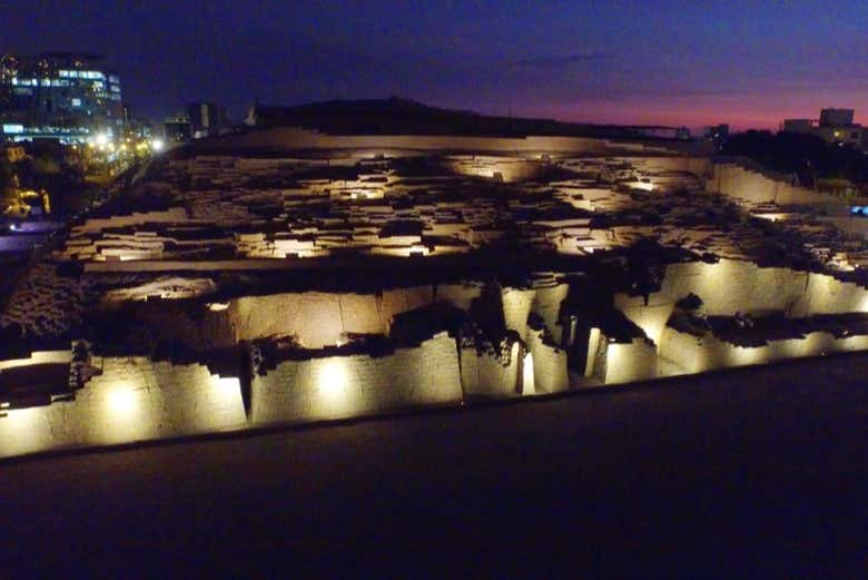 Visit the sacred Huaca Pucllana site