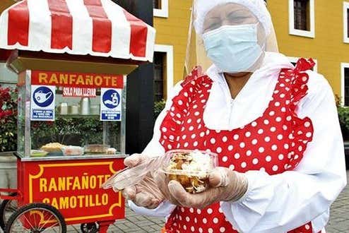 Puestos de comida callejera
