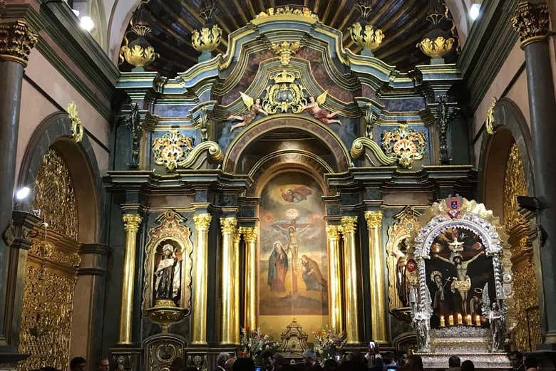 Lord of Miracles in the Sanctuary of Nazarenas