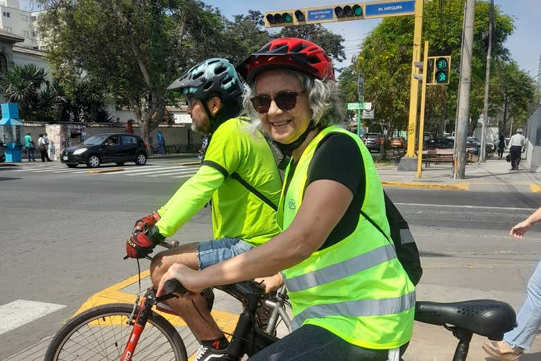 Pedaleando por las calles de Miraflores