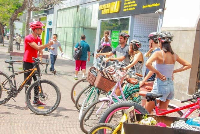Durante o tour de bicicleta