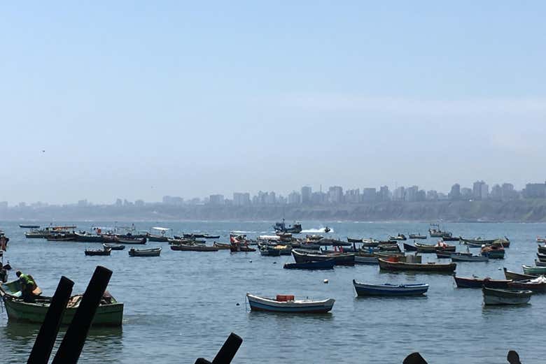 Vista de la bahía de Lima