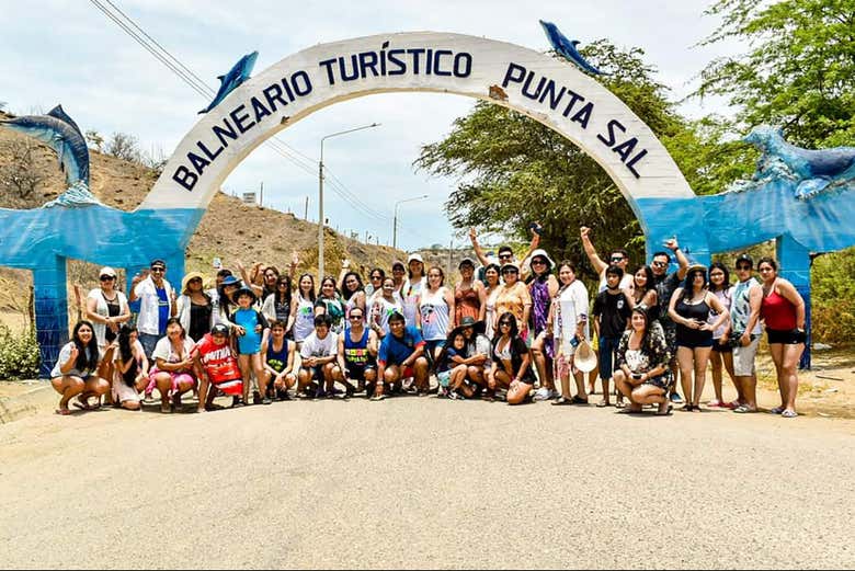 In arrivo alla spiaggia di Punta Sal 