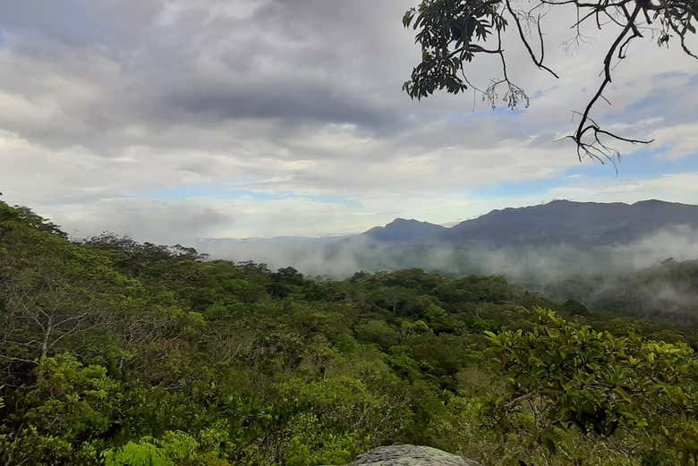 Durante la ruta de senderismo