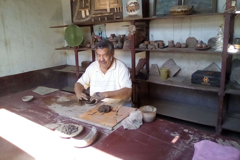 Taller de cerámica en Nazca