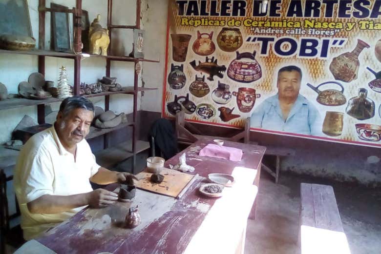 Taller de artesanía en Nazca