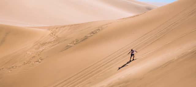 Sandboard em Cerro Blanco