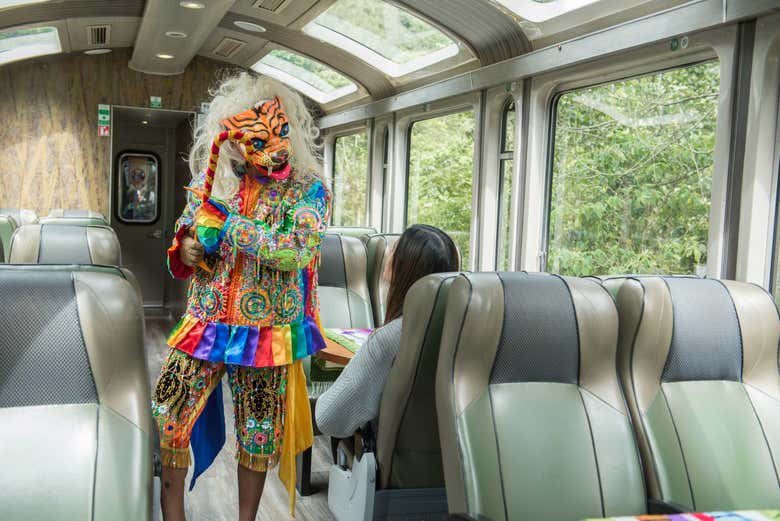 Espetáculo no trem Vistadome