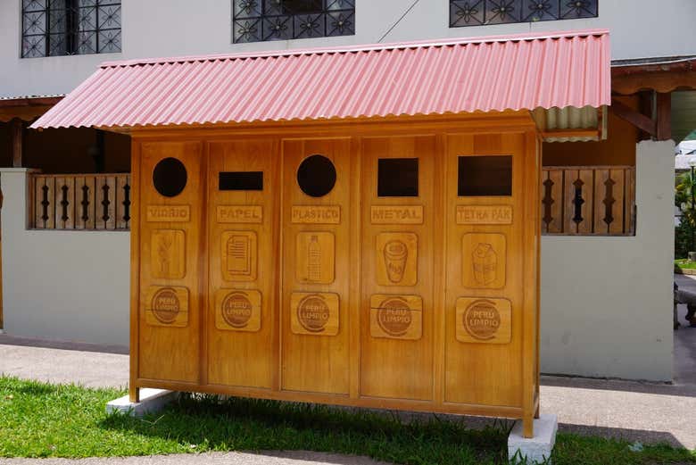 Contenedor de madera en Pozuzo