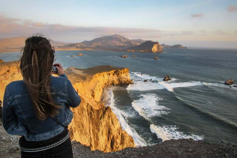 Fotografiando los hermosos paisajes