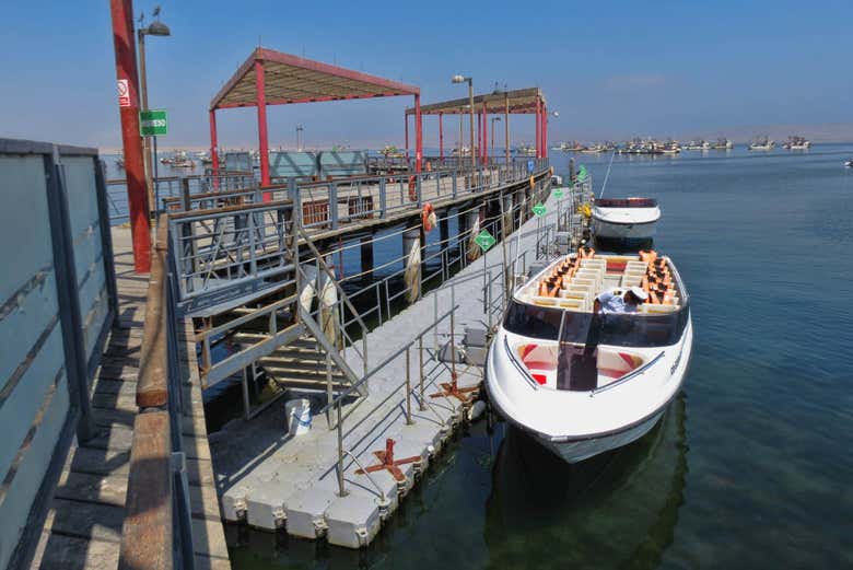 A punto de iniciar la travesía