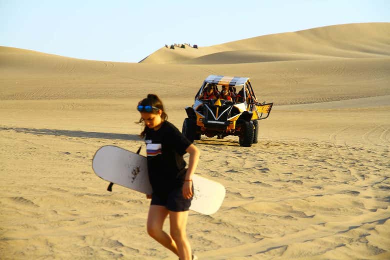 Sandboarding en el desierto de California