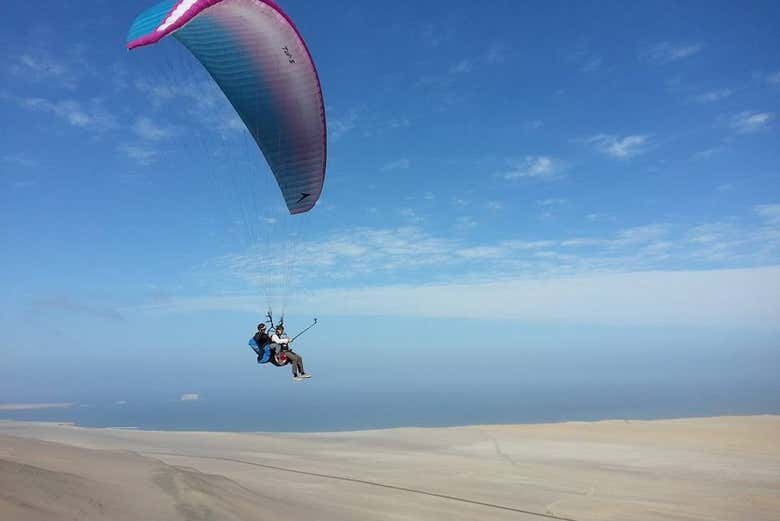 Sobrevoando a Reserva Nacional