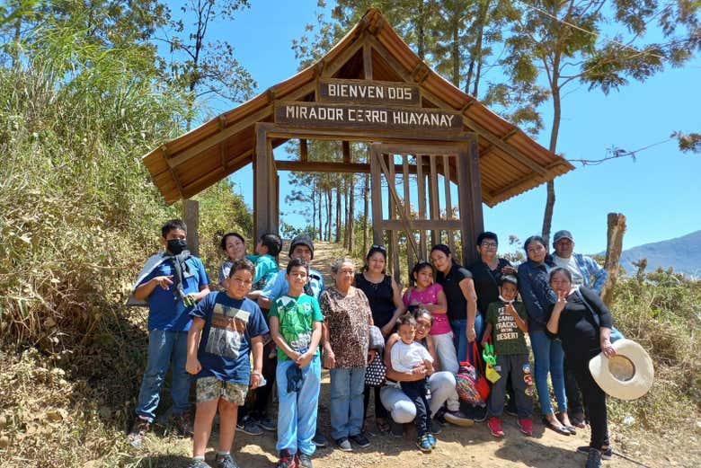 Huayanay hill viewpoint