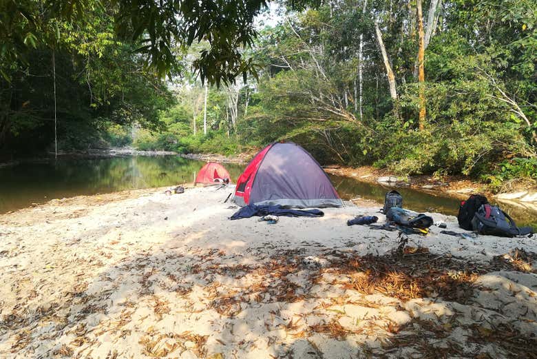 Campamento cerca de Quimpichari 