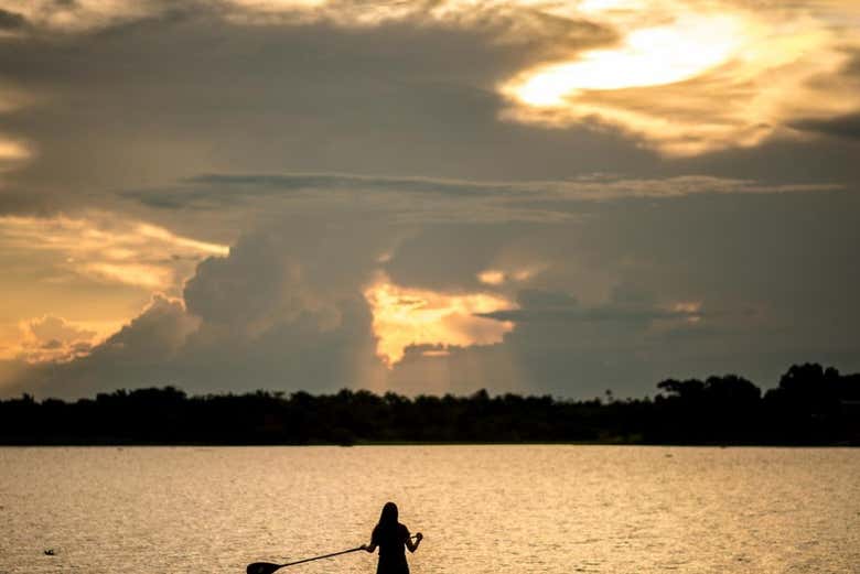 Atardecer en Cashibococha