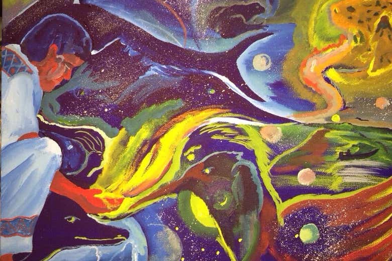 Alcune delle opere esposte all'Escuela de Pintura