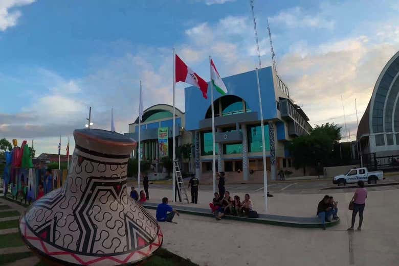 Il municipio della città, in Plaza de Armas