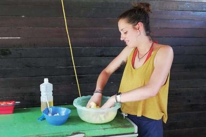 Preparando as receitas amazônicas