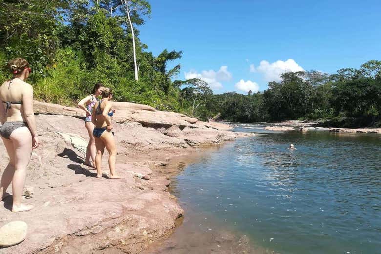 Llegada a la quebrada Pintuyacu