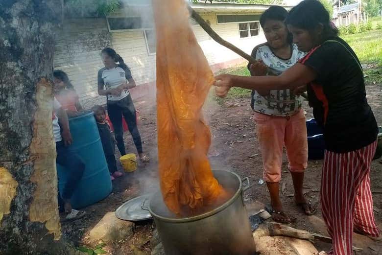 Tiñendo los tejidos