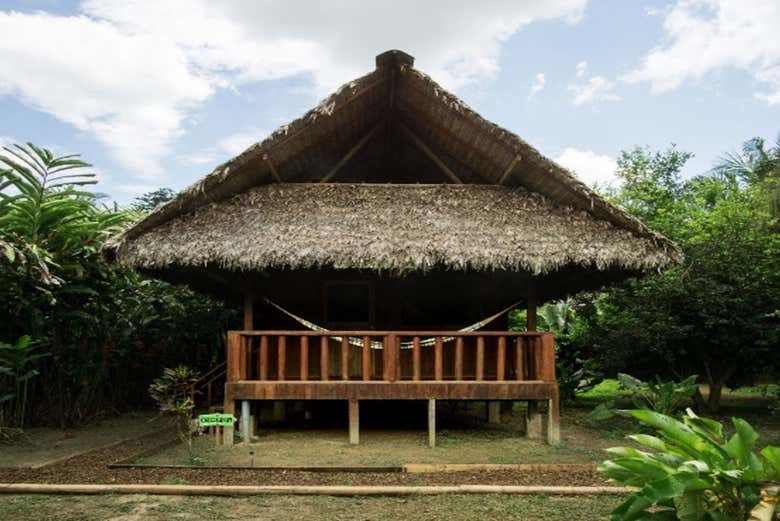 Alojamiento en las cabañas de la reserva de Tambopata