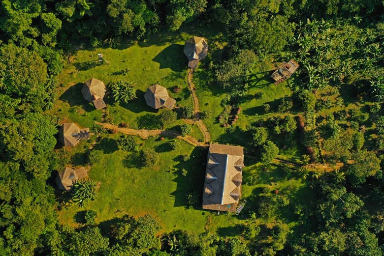Hospedagem onde passaremos alguns dias na selva peruana
