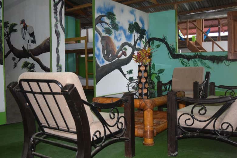 Albergue en la selva amazónica