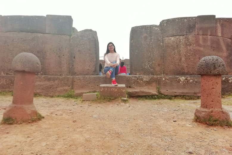 Una parada durante el tour