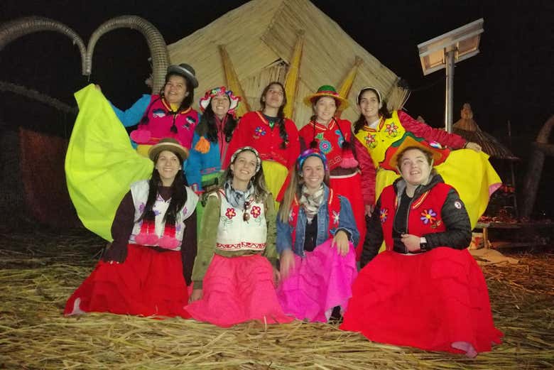 A magical night on the islands of Uros