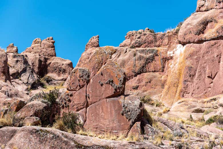 Paredes de piedra en Aramu Muru