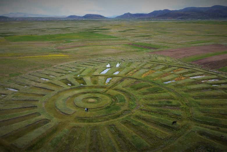 Andean waru waru, an ancient farming technique